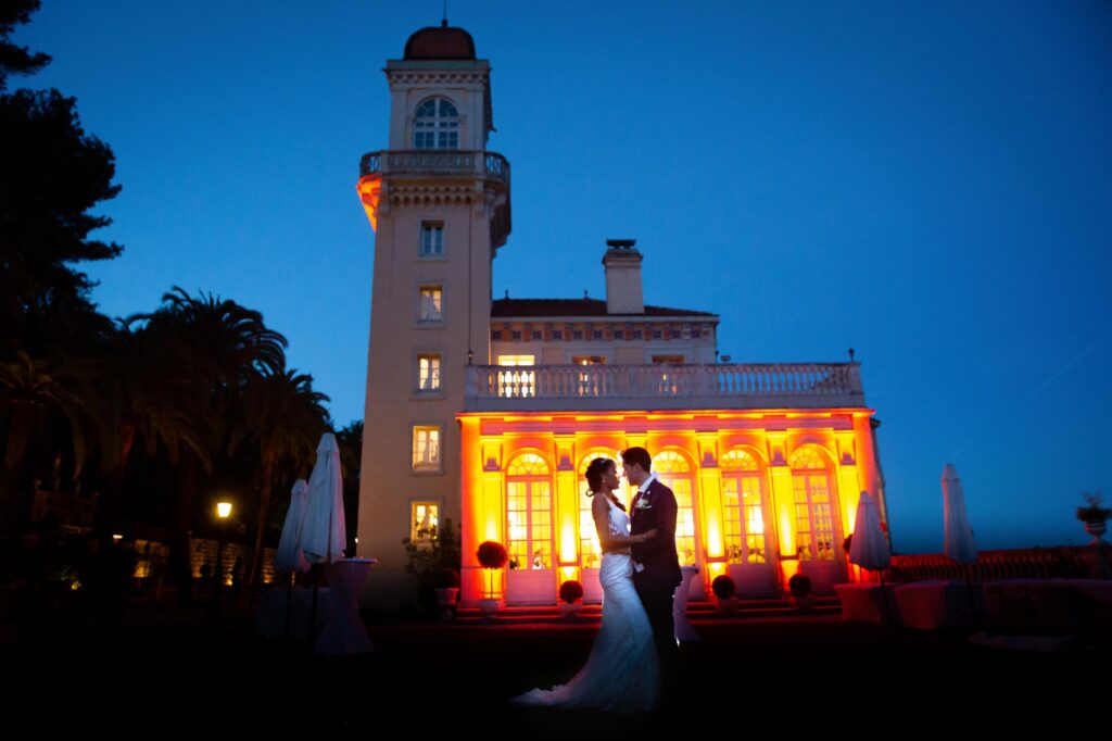 Domaine et liex de mariage sur la côte d'azur, le chateau saint Georges à grasse